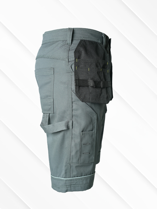 YMJ London Men Robast Pro Work Shorts Gray